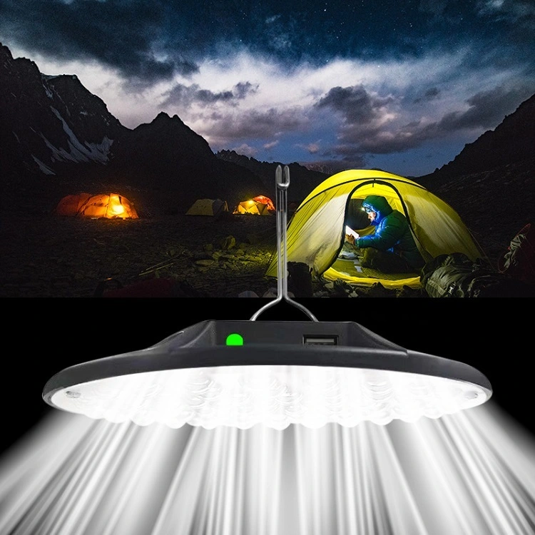 Wholesale security USB charging camping bulb portable LED bulb lamp rechargeable ultra-thin UFO emergency light 1