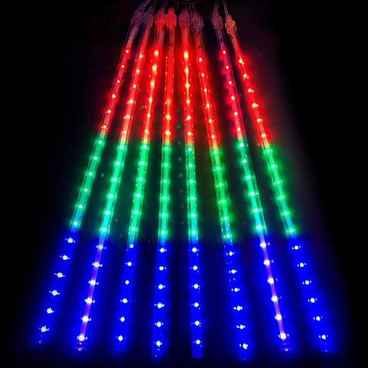 10 Tubes 30cm 50cm 80cm Outdoor Meteor Lights IP65 led Meteor Shower Rain Lamp Holiday christmas decorations lights 1