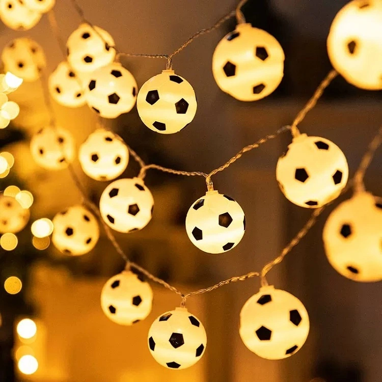 decor de sărbători Bar de lumini de fotbal alimentat cu baterii decor de atmosferă KTV Lumini de zână cu LED Bulk 1