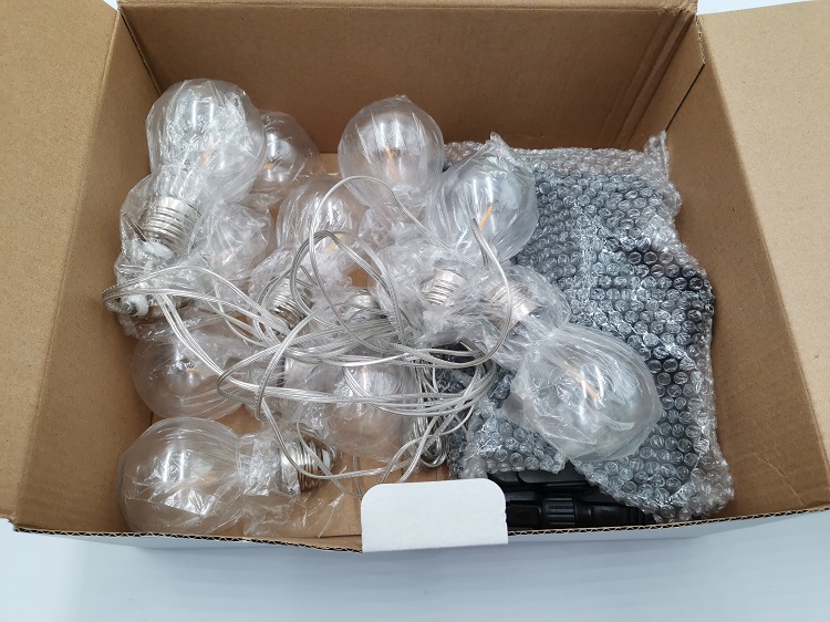 illuminazione natalizia Festone solare a19 stringa di luce led mobili energia solare med starburst stringa di luce per esterni 15