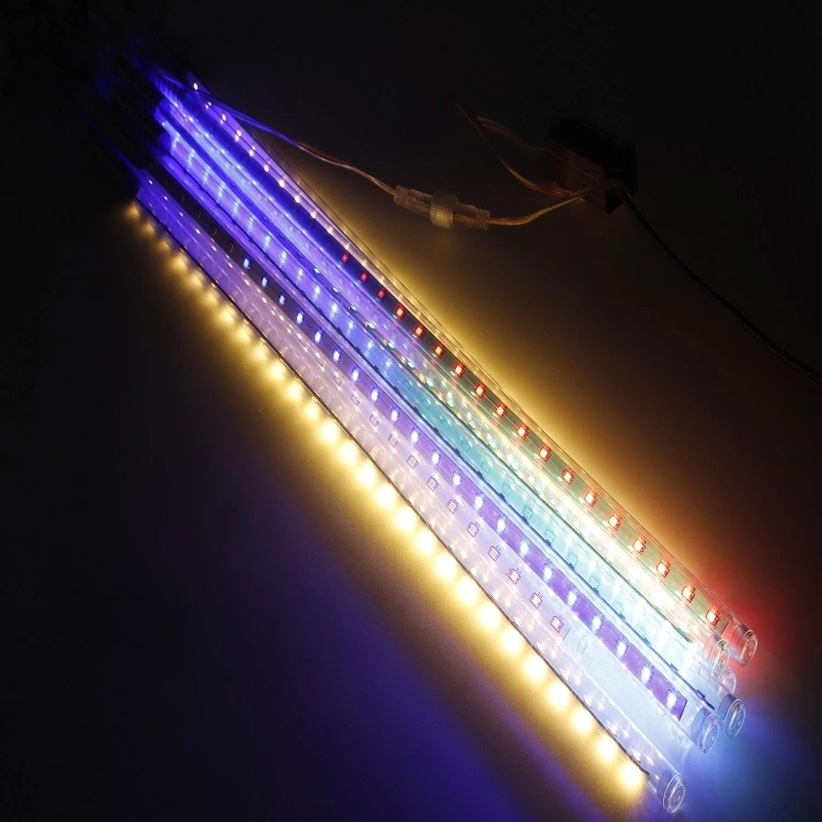 Christmas light show Rain 30/50/80cm LED Drop Meteor Shower Light for festival outdoor Tree Decoration Patio light 1