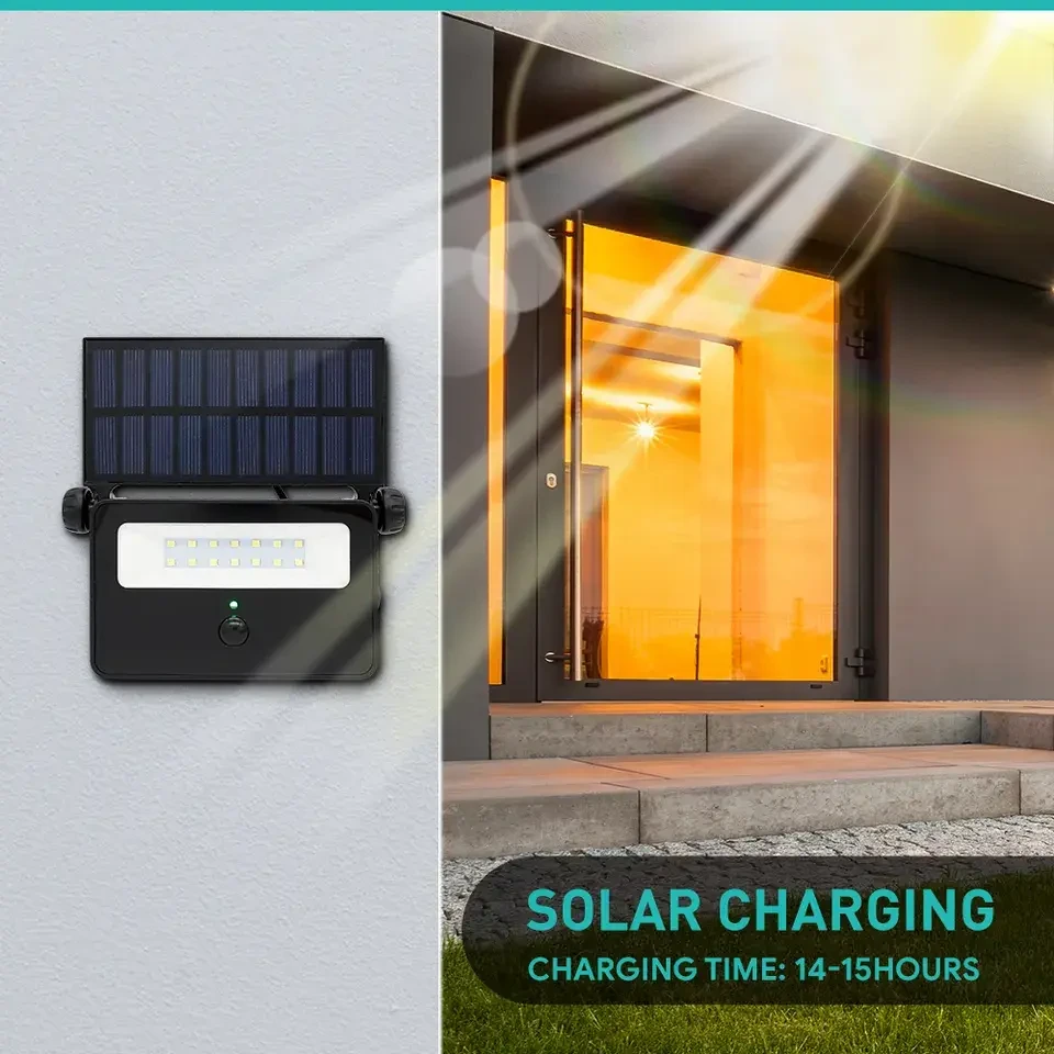 Wholesale Waterproof PIR Motion Sensor solar Wall Lamp Products | Wenda Deco 1