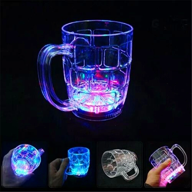 Comerț cu ridicata LED Bar Night Club Party Drink Cups 295ML Led Bere Cană LED Plastic Lumină Sticlă Cești Strălucitor LED Beer Cup 1