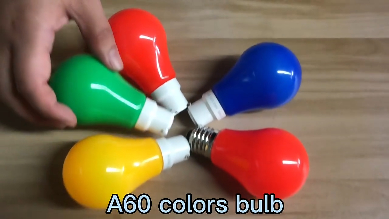 Low Price Wholesale led furniture bulbs Plastic LED Bulb holiday lighting Housing A60 1w  E27 Lights LED Lamp Bulb 1