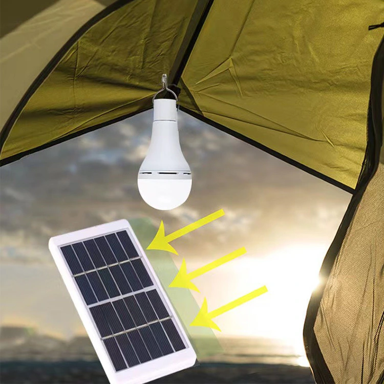 Low voltage Solar powered charging emergency light small waist outdoor camping lighting lamp IP65 1