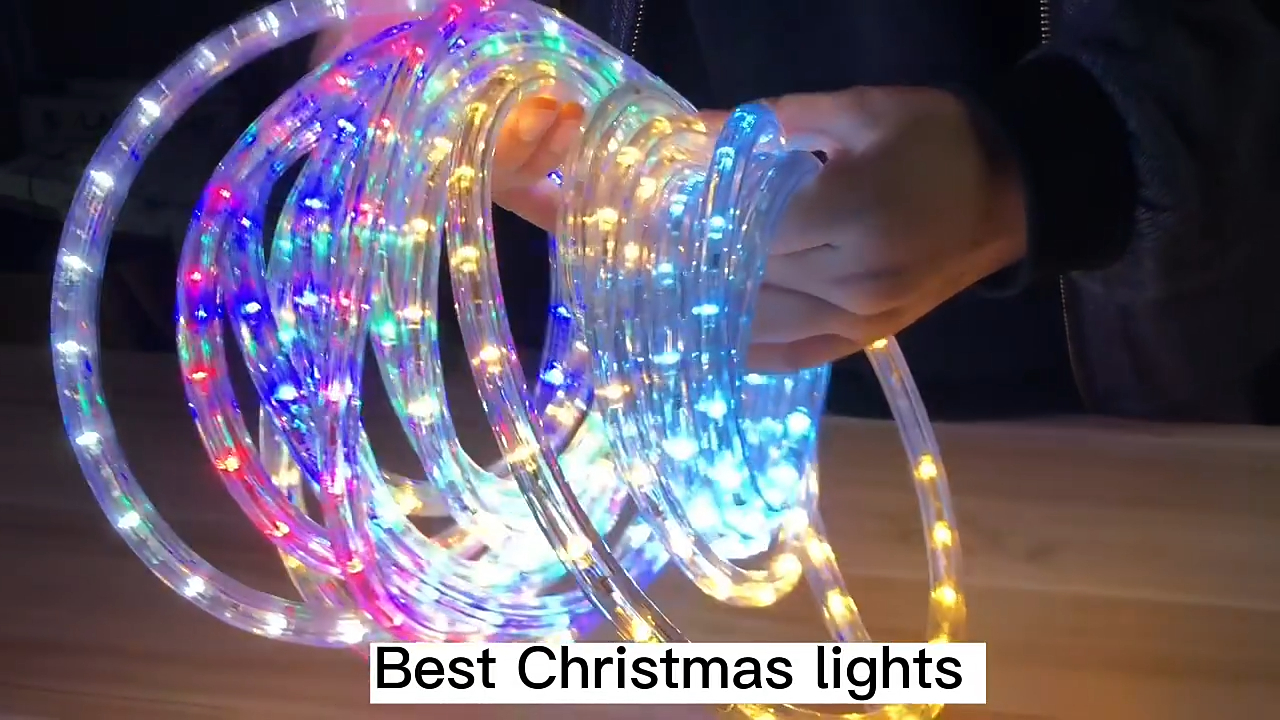 Lampă cu frânghie pentru iluminat pentru petreceri SMD, rezistentă la apă, IP65, frânghie multicoloră, led șir, decorațiuni de Crăciun, lumini cu zâne 1