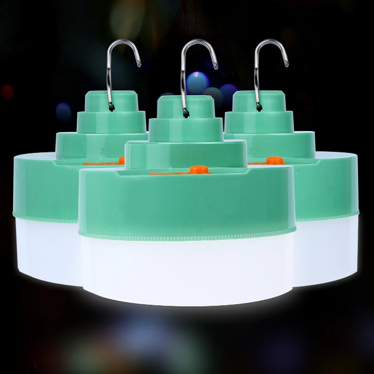 新しいスタイルの LED 充電式電球磁気ナイト マーケット非常照明屋外キャンプ モバイル ライト 30 ワット/50 ワット/100 ワット 1