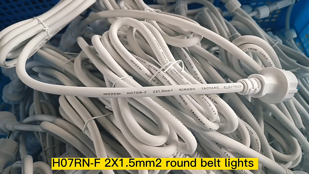 Rundkabel Soffitte Gürtelleuchte IP65 wasserdicht Weihnachtsschmuck Lichterkette E27/B22 Soffittenbeleuchtung 100m 1