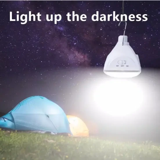 Outdoor Solar Camping Light Waterproof Led Solar Lamp DC5v Portable solar Emergency Light led blub isi ulang 1
