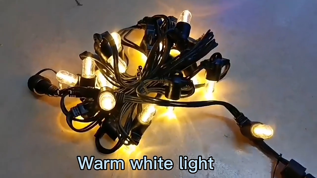 High Quality IP65 Waterproof Party lighting lamp Christmas decorations light string warm white  e14 Festoon String Light1 1