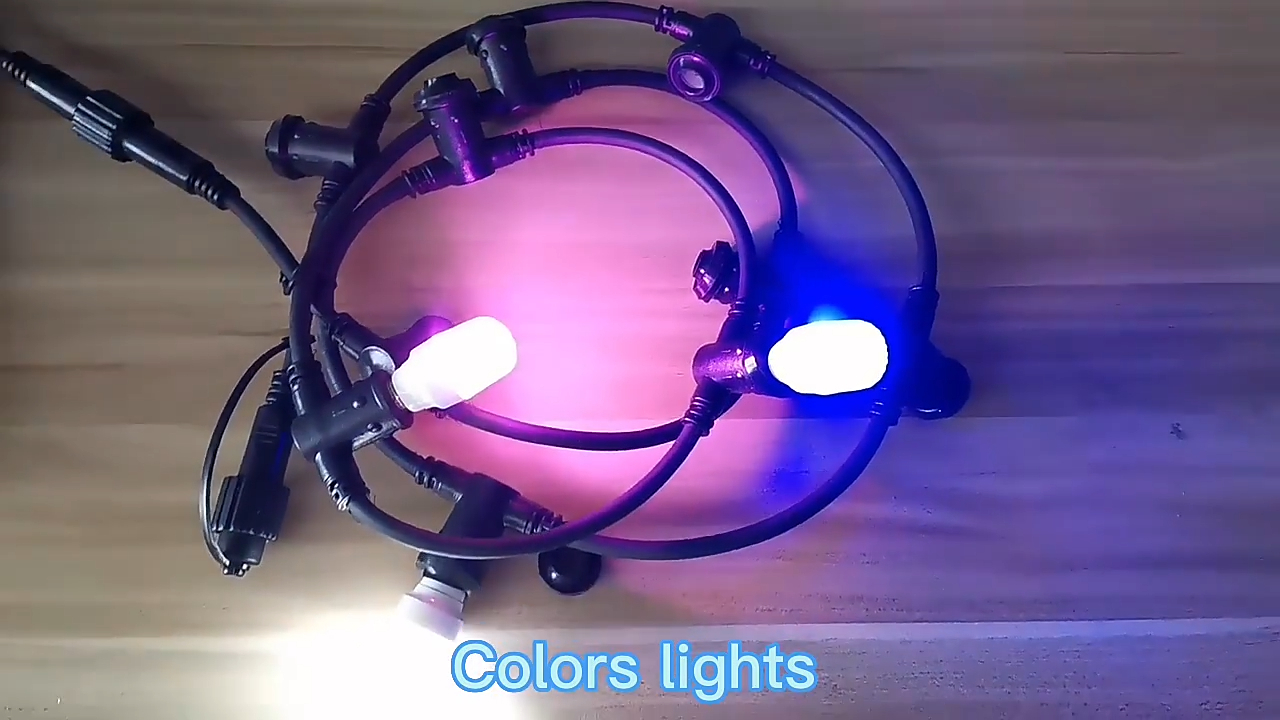 wendadeco outdoor use E14 string bulb belt light LED garland outdoor garden holiday lighting waterproof IP44 1