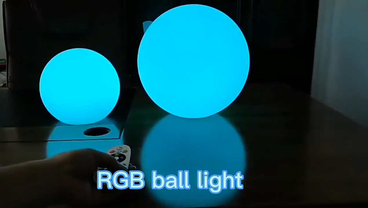 Perubahan warna lampu taman bola rgb IP65 Waterproof Solar LED Ball Light Outdoor Street Magic Ball Floating Pool Led 1