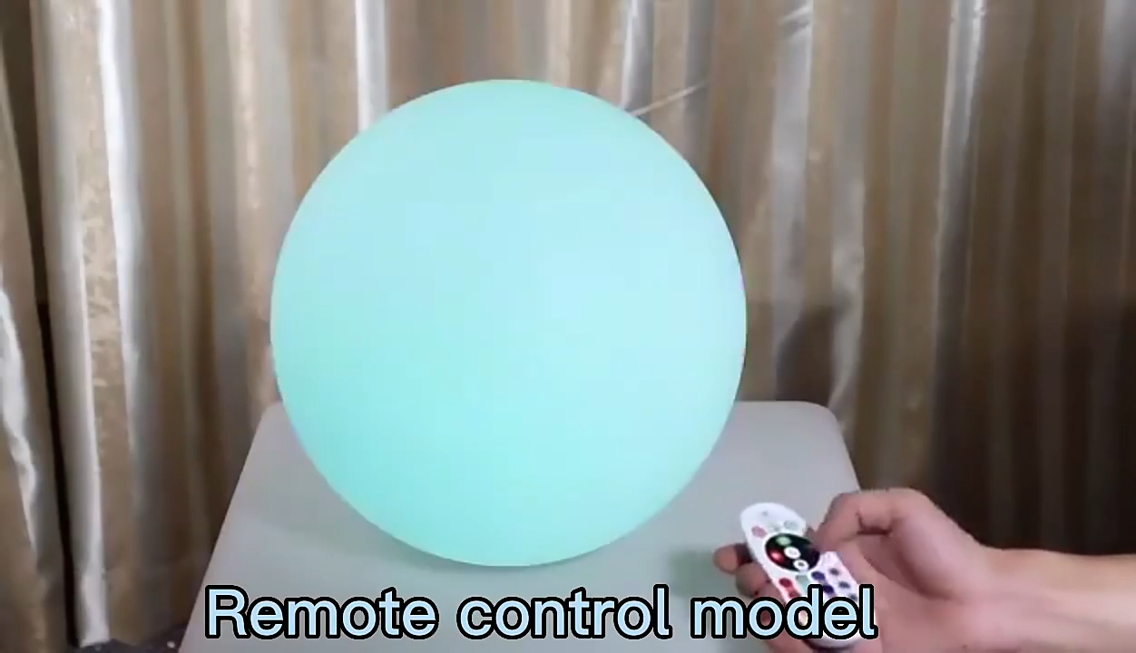 Ganti warna rgb lampu taman bal IP65 Waterproof Solar LED Ball Light Outdoor Street Magic Ball Floating Pool 1