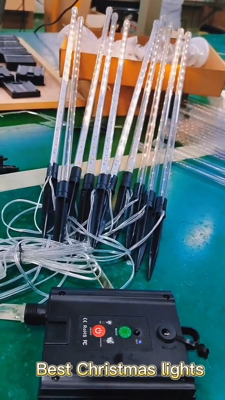 Liburan Pencahayaan Lampu Led String Dekorasi Luar Ruangan Tinggi Terang RGB G45 Led Bola Garland String Lampu 1