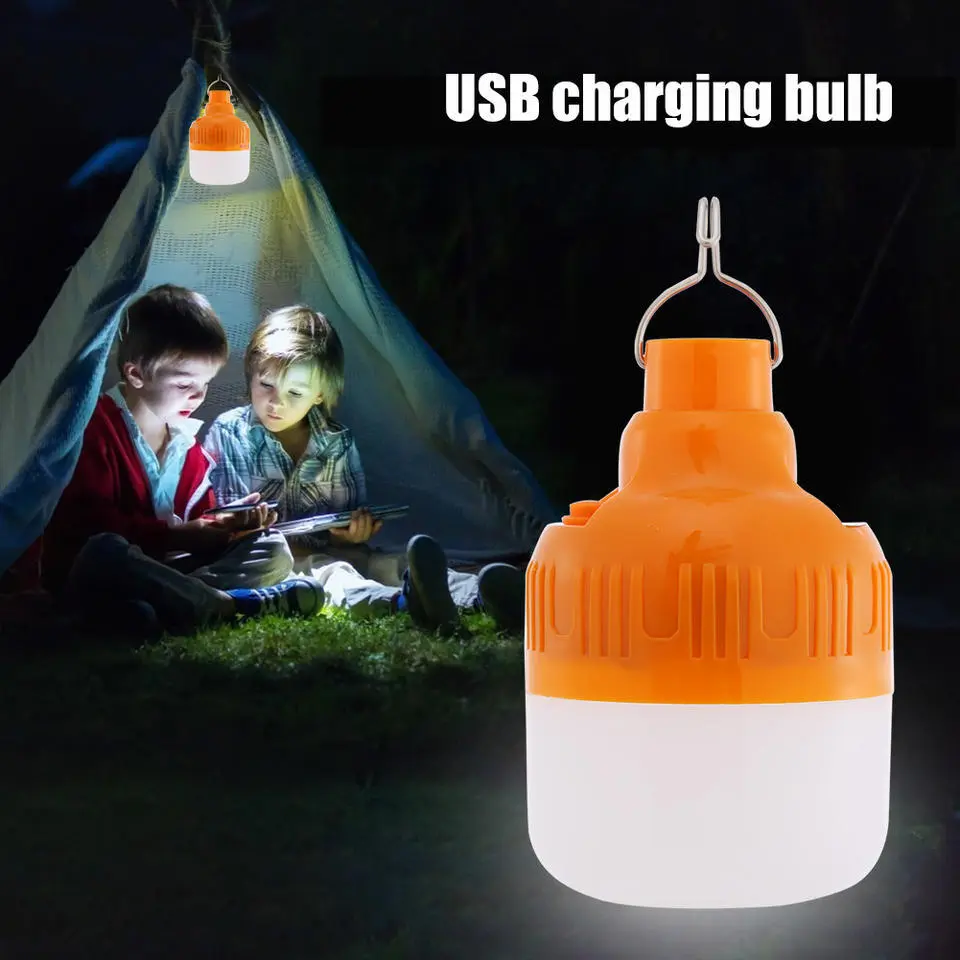 Hochleistungs-USB-Aufladung 50 W 80 W 100 W LED-Notlichtlampe wasserdichte Outdoor-5-V-LED-wiederaufladbare Lampe für LED-Camping 1
