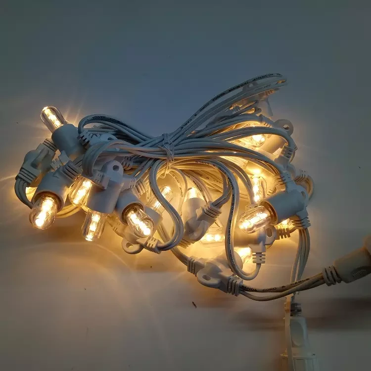 Guirlanda led luzes de natal ao ar livre outras decorações de natal de férias corda e14 220 v led edison lâmpada corda luz 1