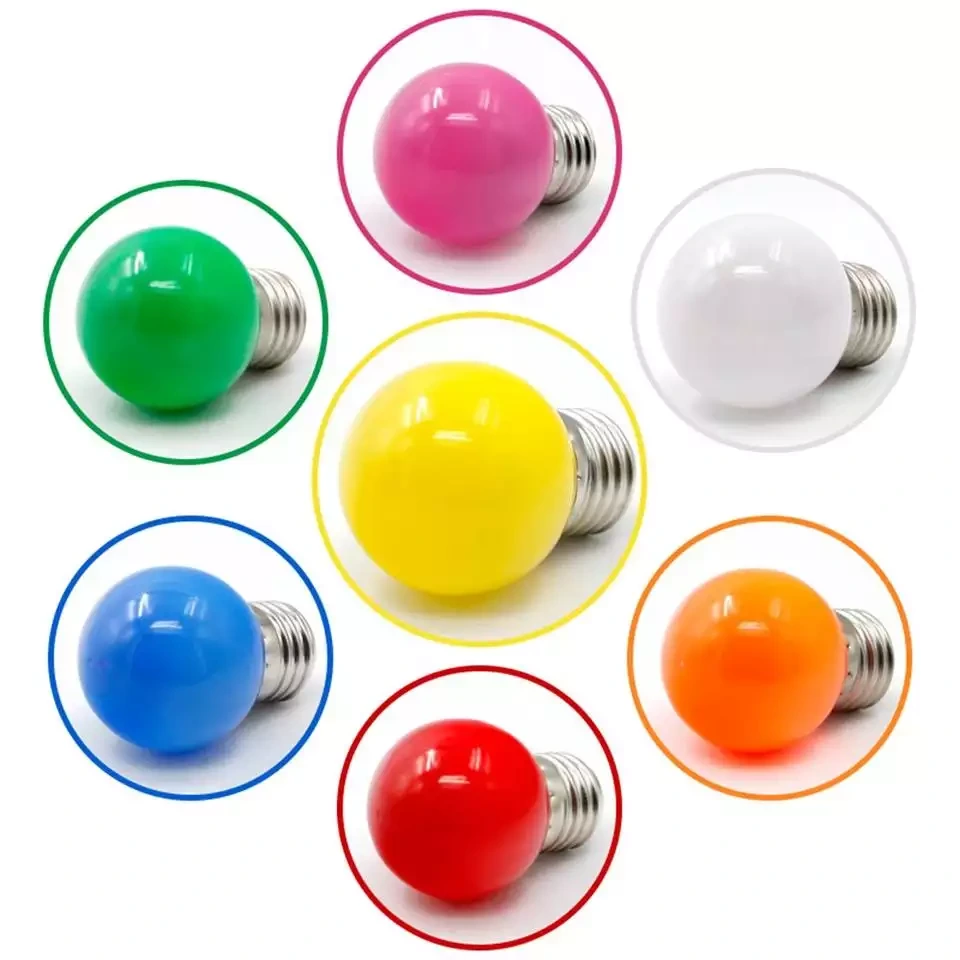 Decoratiuni de Craciun G45 220v glob colorat sferic stil Edison ghirlande cu bec cu LED-uri bec led 1