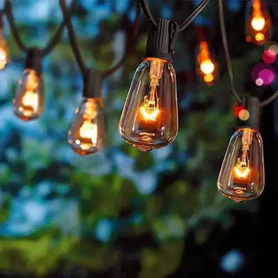 25F lumini festone de exterior ST38 LED șir de lumină pentru terasa lumini de Crăciun Vintage Shatterproof Edison String Waterproof 1