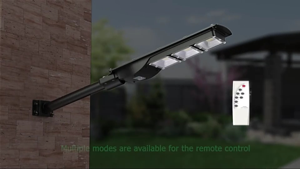 新デザインストリート LED ライト輝度照明プロジェクトランプ電源モーションセンサー Ip65 ガーデンソーラー LED 街路灯 1