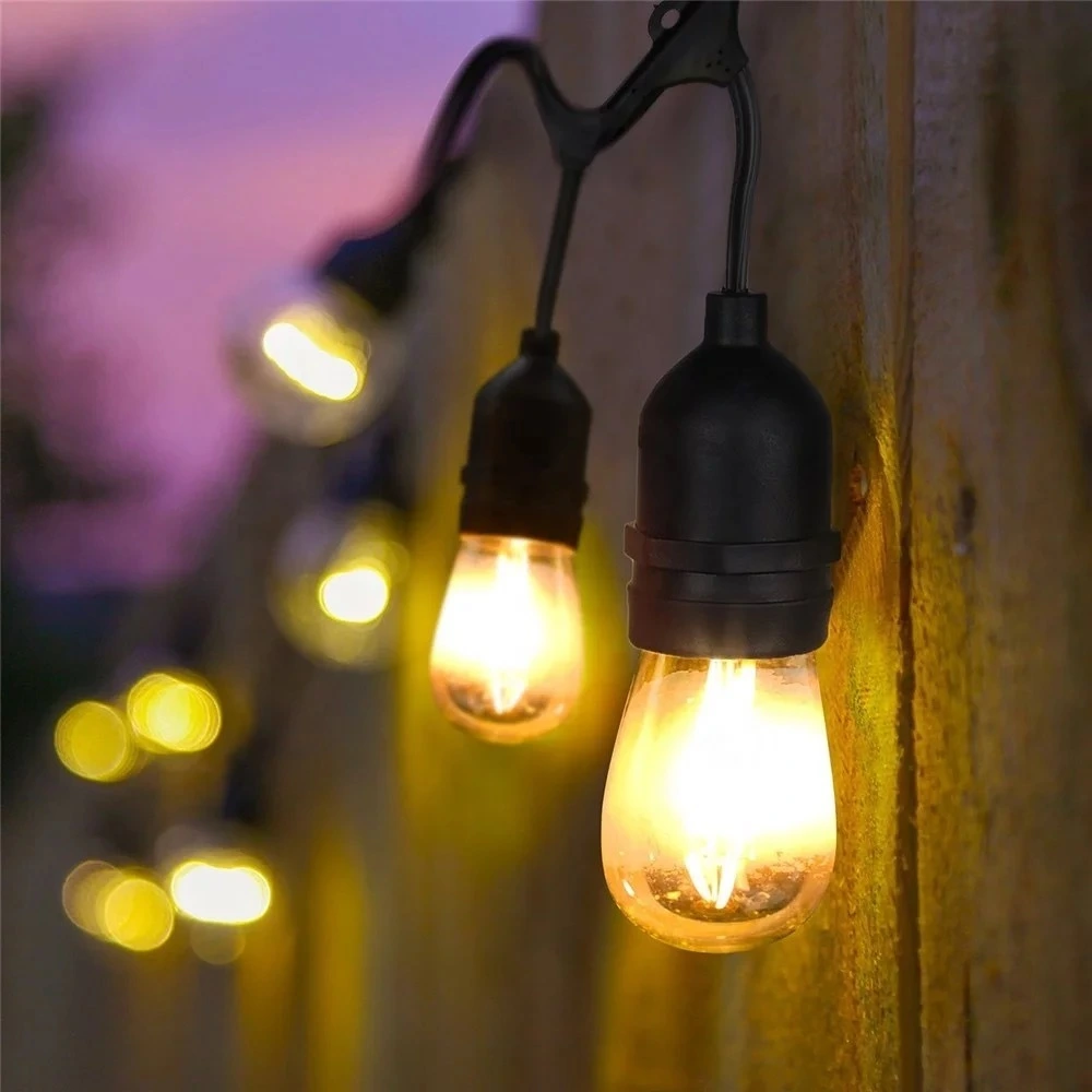 Wasserdichte S14-Birne führte Schnurlicht-Kugel-Girlanden-Weihnachtslichter S14-Tropfen-Schnur-Licht-im Freiendekoration 1