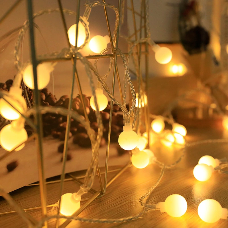 wendadeco Outdoor hanging Christmas lights garlands warm white G45 LED string lighting fairy edison string light 1