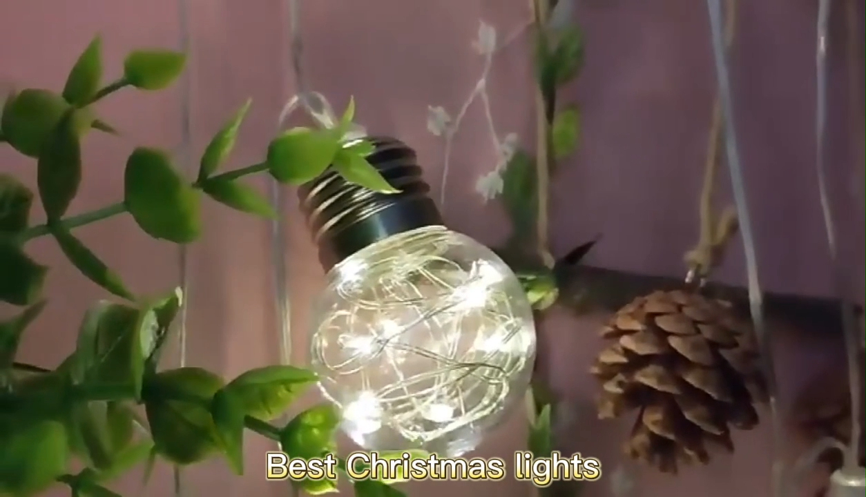 Solar a19 led lichterketten weihnachtsschmuck A19 feston lichter warmweiß solar lichterketten im freien wasserdicht 1