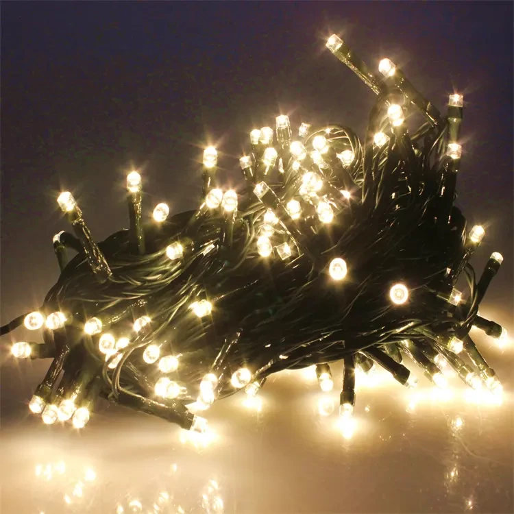 Ce Rohs Natal Dekorasi Lampu String Mini LED Solar String Lampu 5 V 6 W Karet Peri Lampu Natal 1