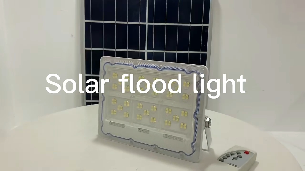 High Efficiency Super Bright Solar Lights Outdoor 100w 200w 300W Solar Flood Light Wenda Deco 1