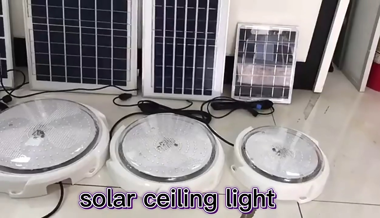 High Quality Modern home use Remote Control Indoor 50w 100w 200w Solar LED Ceiling Light Products | Wenda Deco 