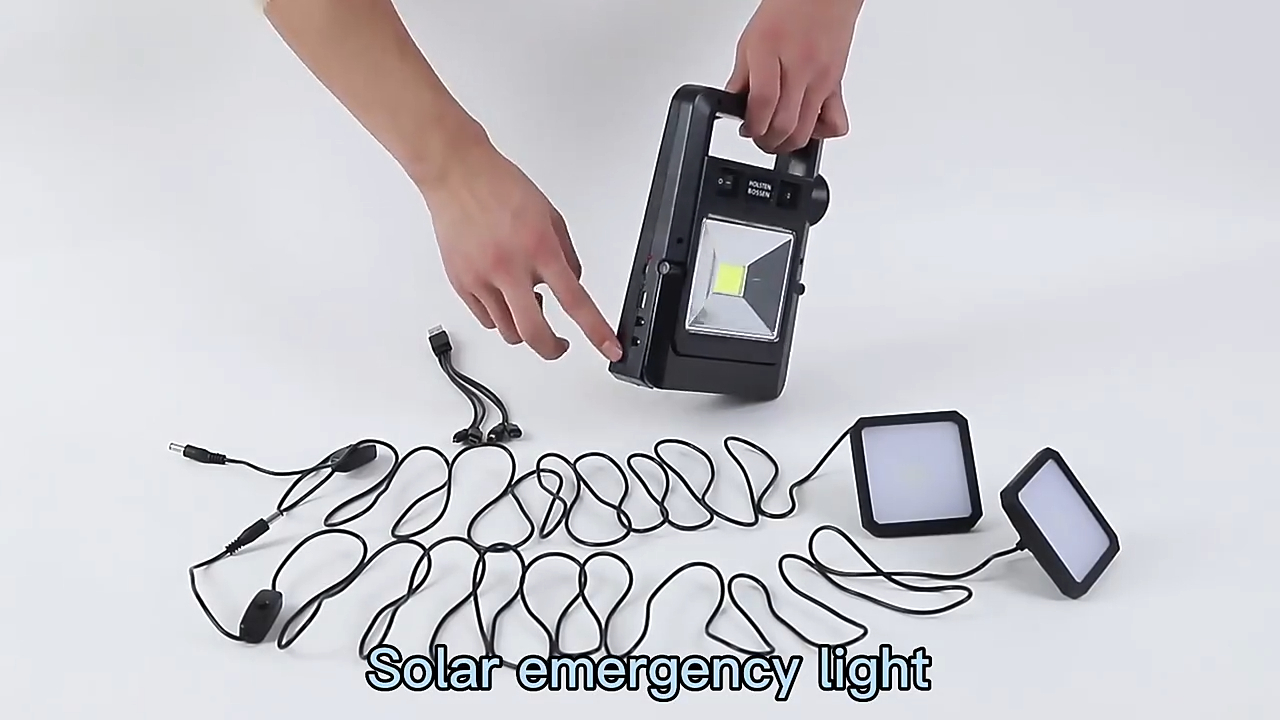 Lumini de camping cu LED-uri solare de urgență portabile în aer liber cu difuzor usb reîncărcabil solar | Wenda Deco 1