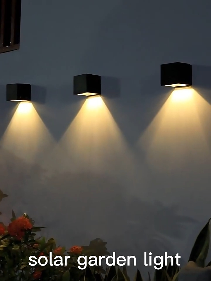  Outdoor Waterproof Led Solar Garden Lights Lamp solar wall light Products | Wenda Deco 