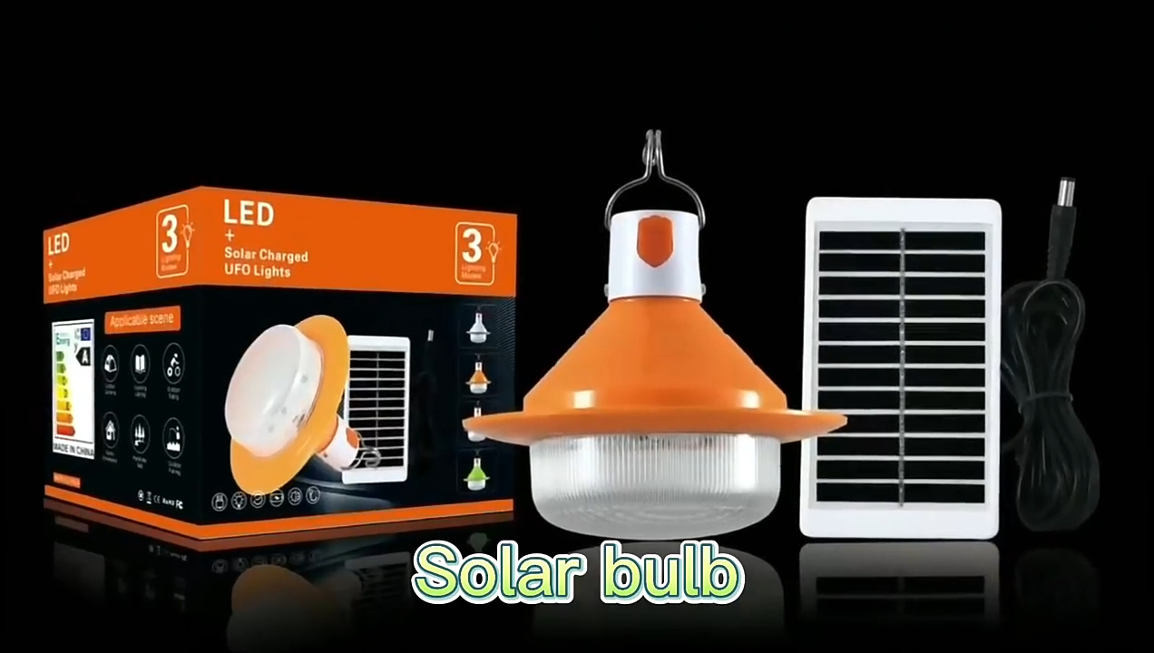Lâmpada LED de energia solar recarregável externa portátil para iluminação de energia Wenda Deco 1
