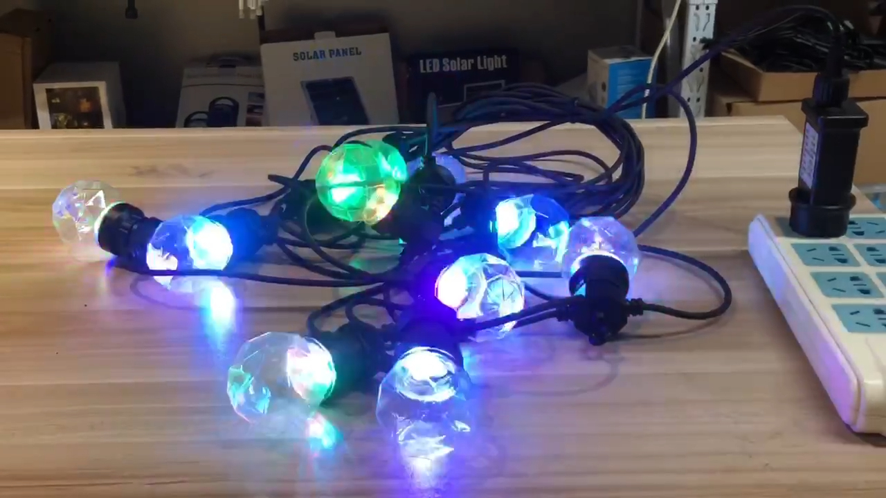 Bec Edison LED G50 de înaltă calitate, pentru exterior, șir de lumini Wenda Deco 1