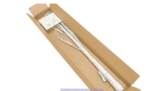 Mesteacăn artificial iluminat cu LED Blat de masă Mesteacăn alb 18IN 24 LED-uri Lumini pentru copac mic Funcționează cu baterii copac decorativ LED l 16