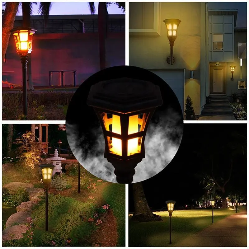 Wendadeco Led Solar Flame Torch Lights Outdoor Landscape Christmas Decorations Garden Lamp Patio light garlands 1