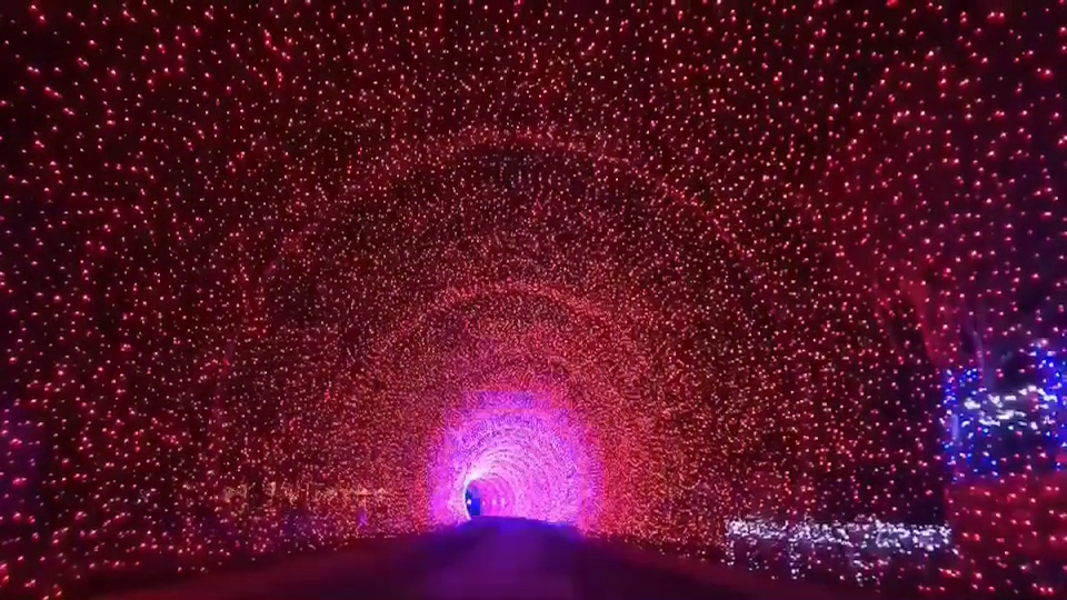 desain anyar njero ruangan ruangan dipimpin lampu hias jalanan kanggo motif khusus cherry blossom tunnel light Wenda Deco 1