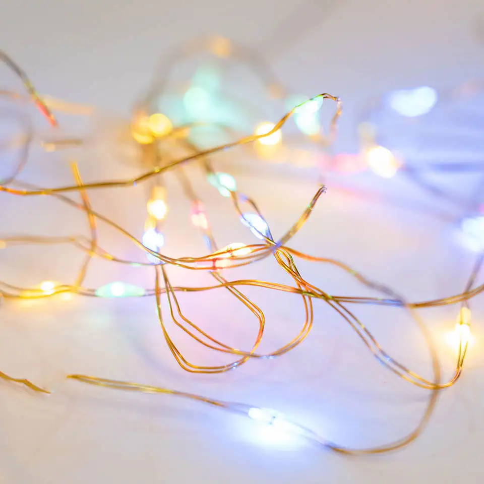 Lampă pentru decorațiuni de Crăciun Wendadeco, 220v, bandă luminoasă cu LED-uri, care schimbă culoarea, 100 m cu LED-uri pentru exterior med starburst. 1