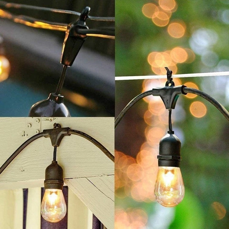 Lampu Hias Tahan Air S14 LED String Light Belt Natal Patio Edison String Light Outdoor S14 Memperhiasi String 1