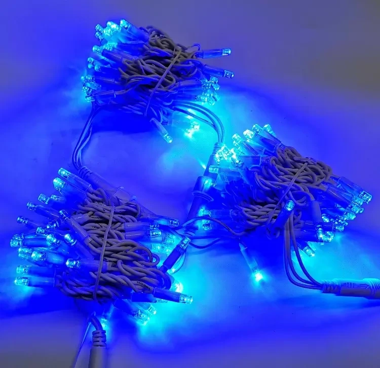 220 v 10 m disambung med starburst lampu string tahan air IP65 dipimpin string lampu outdoor lampu natal 1