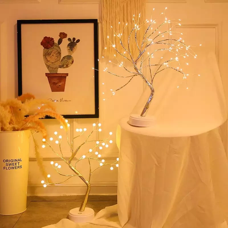 wendadeco Decoratiuni de Craciun DIY Camera de zi Lampa de noapte Telecomanda Lumina cu LED 4.5v Spirit LED Lumini pentru copac 1