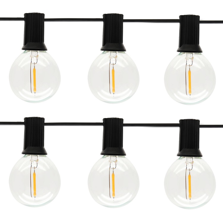 Fornitore di luci per stringhe per patio per feste di decorazione esterna solare G40 di alta qualità& produttori | Wenda Déco 15