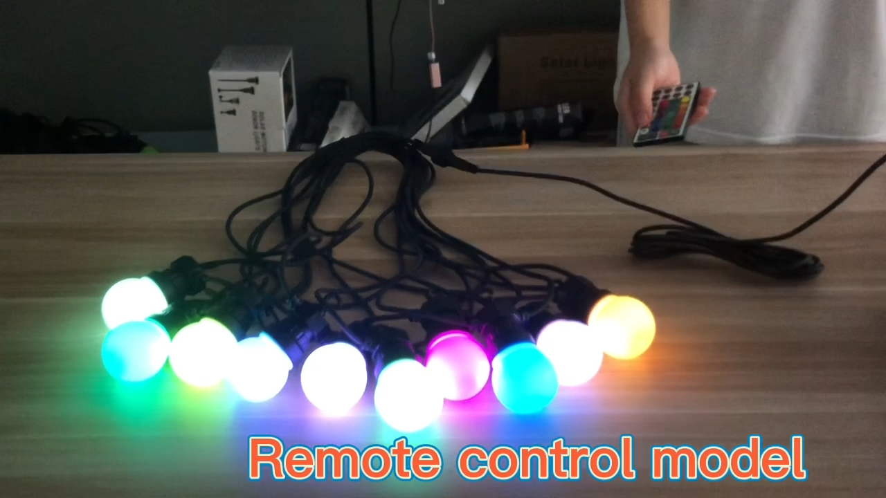 Luz de pátio conectável 8m/10 lâmpadas guirlandas de natal decoração de natal g50 lâmpada de led bola luzes de corda ao ar livre g50 luzes de festa st 1