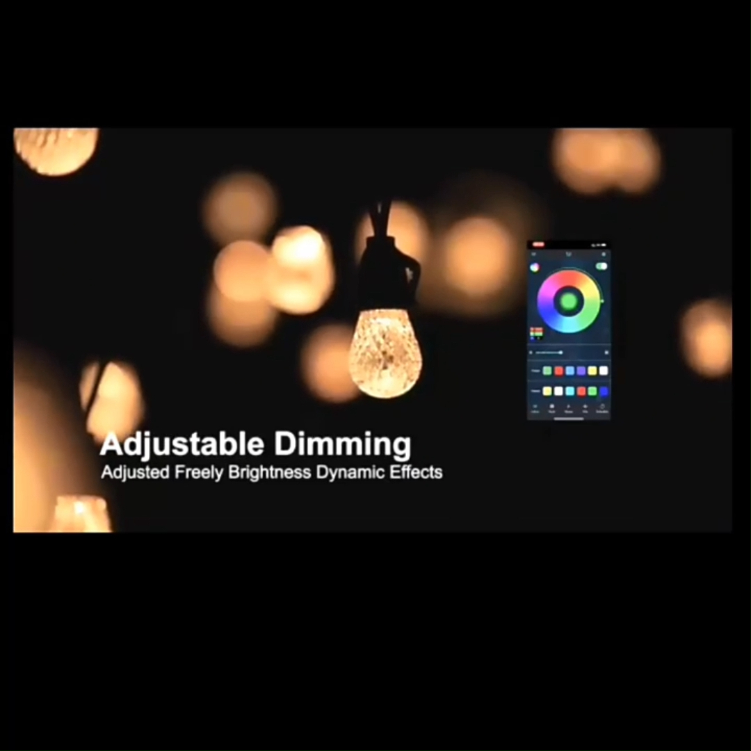 Produsen lampu string teras RGB terbaik Harga Pabrik - Wenda Deco 1