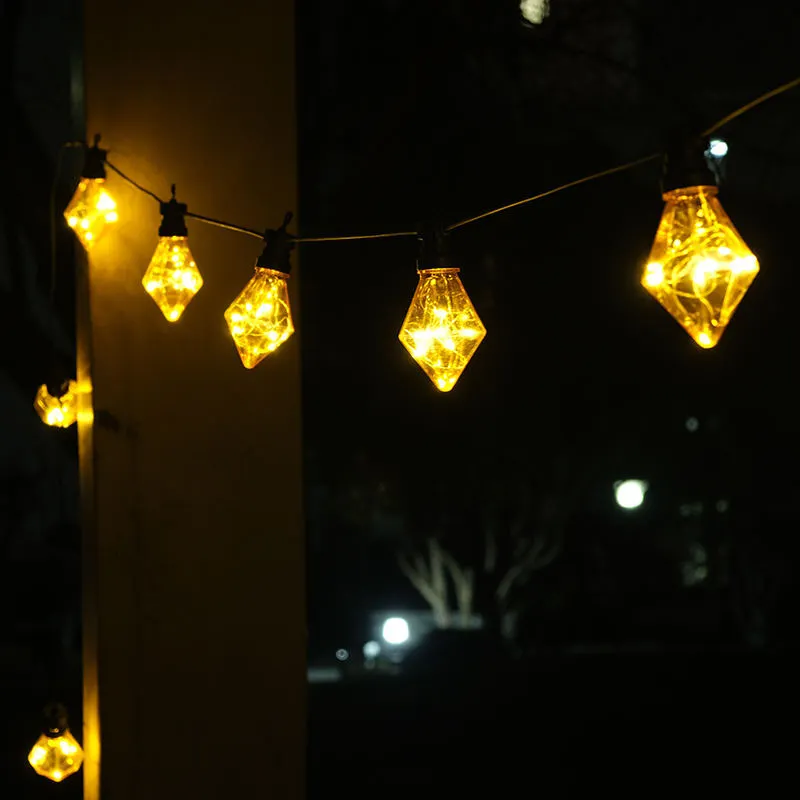 أحدث مصباح جنية إضاءة عطلة مصباح دافئ أبيض LED سلك نحاسي على شكل لمبة سلسلة أضواء منخفضة الجهد اديسون سلسلة ضوء 1