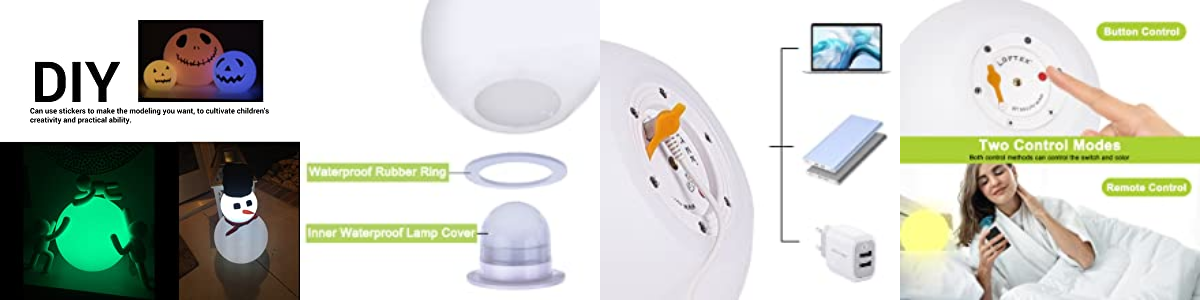 中国からの LED 家具ライト メーカー向けのカスタマイズされたカスタマイズされた LED ライト ボール RGB |ウェンダ・デコ 12