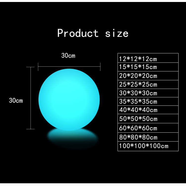 中国からの LED 家具ライト メーカー向けのカスタマイズされたカスタマイズされた LED ライト ボール RGB |ウェンダ・デコ 22
