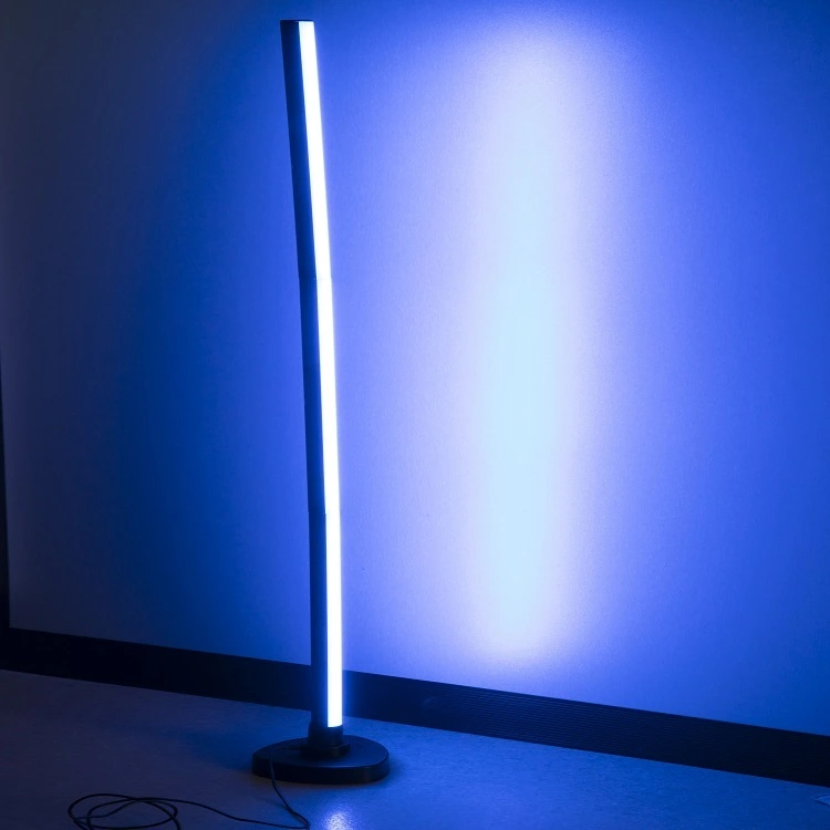 Dekorasi Rumah Dalam Ruangan Lampu Berdiri Lantai Sudut Pintar Penerangan Lampu Lantai Berdiri Modern LED RGB Lampu Lantai med starburst1 1
