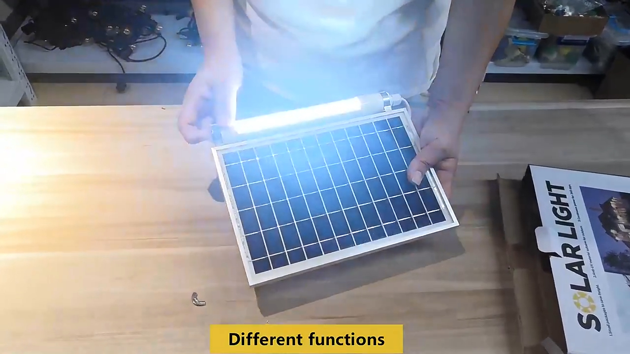 Großhandel 60 watt 80 watt 100 watt IP65 wasserdichte solar led-röhre licht mit panel ouotodor solarenergie leuchtstofflampe 1