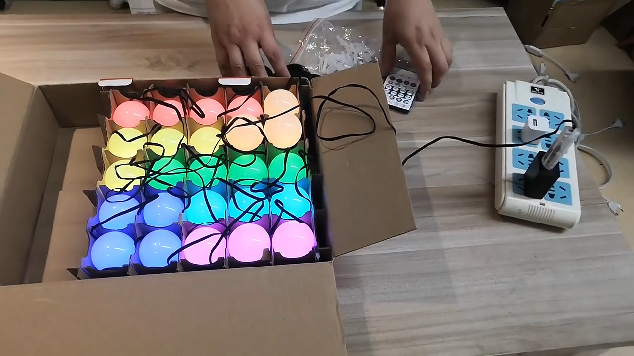 Multicolor G40 DIY LED-Lichterkette Lieferant&amp; Hersteller | Wenda Deko 1
