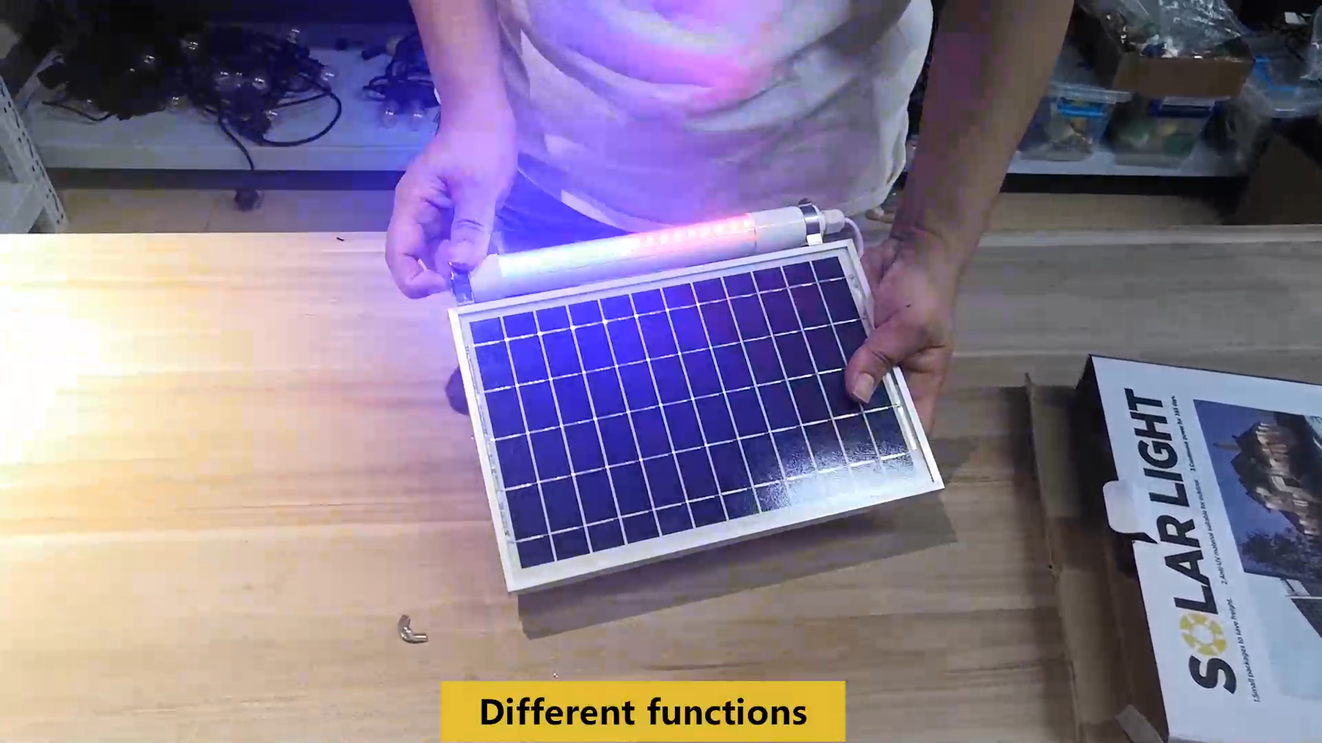  China 60W Solar fluorescent light manufacturers - Wenda Deco 